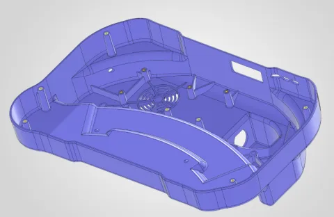 insert molded plastic housing